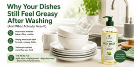 Why Your Dishes Still Feel Greasy After Washing? - Y Sons Home Essentials