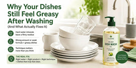 Why Your Dishes Still Feel Greasy After Washing? - Y Sons Home Essentials
