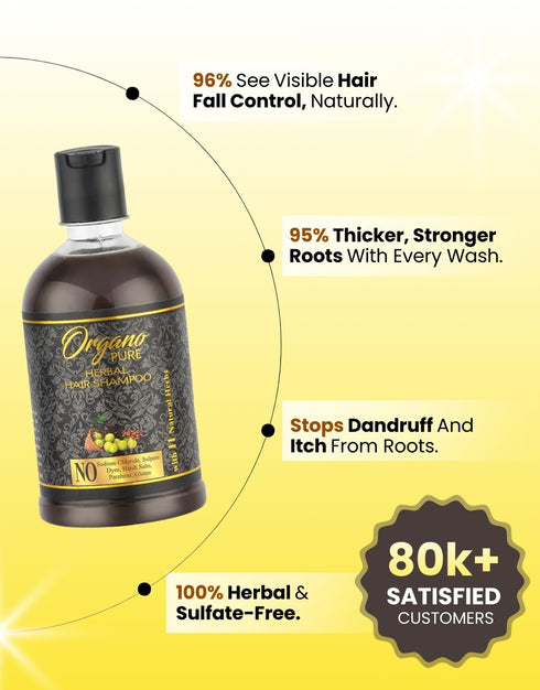Organo Pure Herbal Hair Shampoo