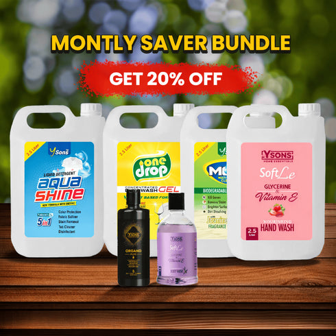 Monthly Saving Pack - 20% OFF (2.5L) - Y Sons Home Essentials