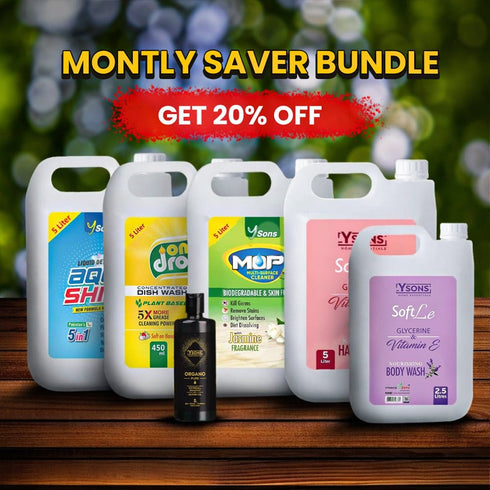 Monthly Saving Pack - 20% OFF (5L) - Y Sons Home Essentials