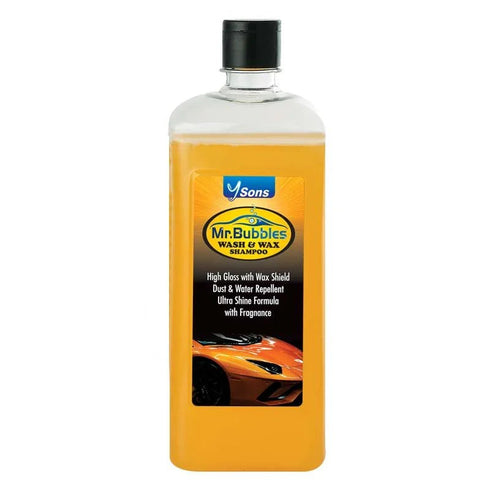 Mr. Bubbles Wash & Wax Car Shampoo - Y Sons Home Essentials