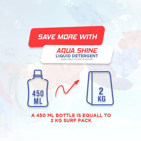Aqua Shine Liquid Detergent - Y Sons Home Essentials