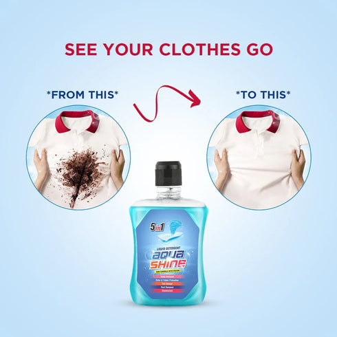 Aqua Shine Liquid Detergent - Y Sons Home Essentials