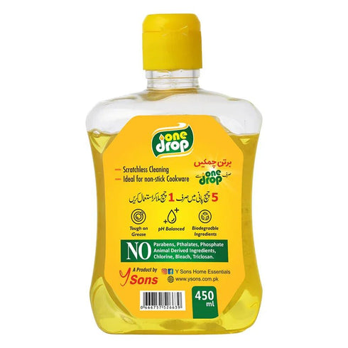 One Drop Dish Wash Gel - Y Sons Home Essentials